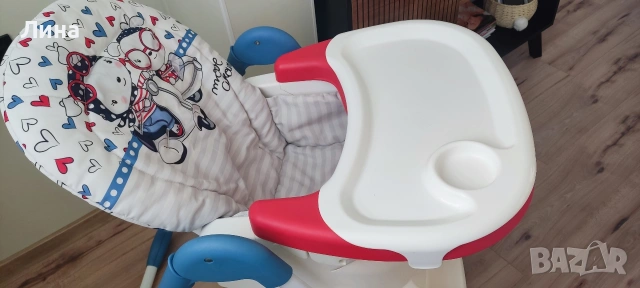 Столче за хранене Kikka Boo Lovely Day Love Rome, снимка 12 - Столчета за хранене - 53731420