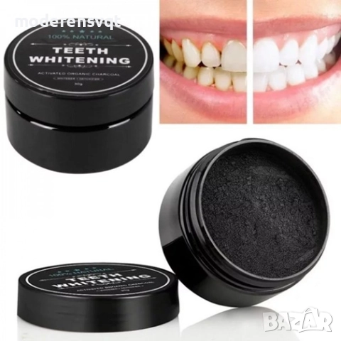 Кокосов въглен за избелване на зъби Miracle Teeth, Natural, 20 грама