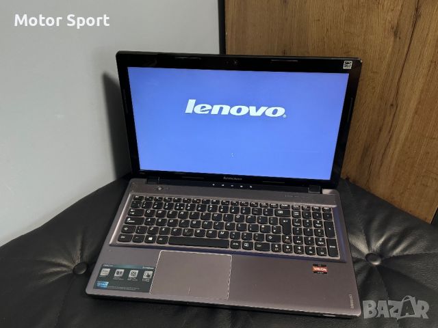 Лаптоп Lenovo Ideapad 8RAM/750GB/AMD-A8/15.6 Инча., снимка 1 - Лаптопи за работа - 46446887