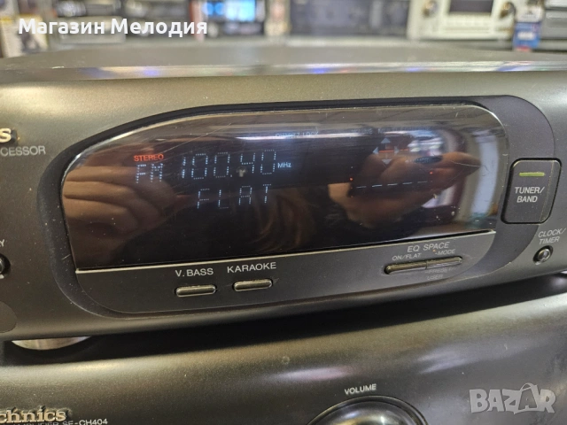 Аудиосистема Technics SE-CH404 Продава се за ремонт или за части. Диска чете, но прескача. Касетите , снимка 5 - Аудиосистеми - 53021522