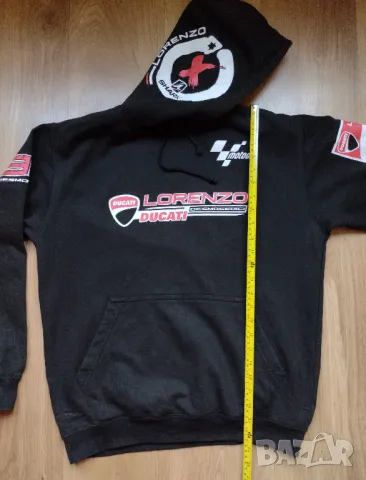 Ducati / Jorge Lorenzo - Hoodie мъжки суичър на Дукати, снимка 14 - Суичъри - 48560024