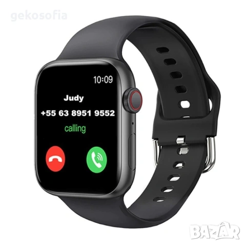 Елегантен смарт часовник със сензори за измерване на пулс кръвно крачки сън и други