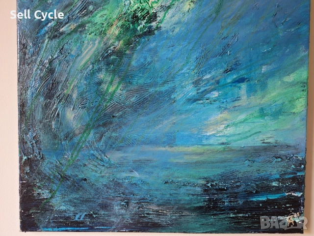 ✅КАРТИНА МАСЛО - ПСАЛМИ - 50/70 СМ.❗, снимка 6 - Картини - 51529612