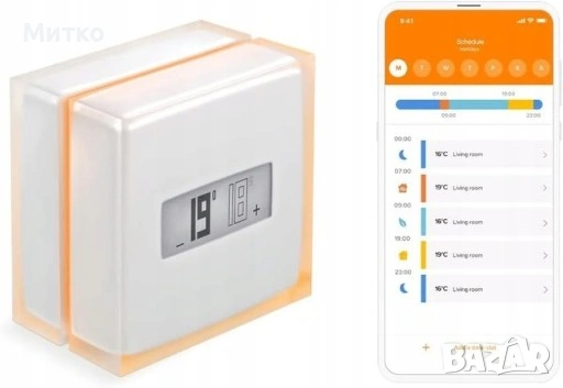 N3 Netatmo NTH01-AMZ Интелигентен и енергоспестяващ Wi-Fi термостат, снимка 8 - Други - 53125837
