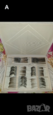 Луксозен кухненски комплект от стомана и позлата , снимка 2 - Прибори за хранене, готвене и сервиране - 53719009