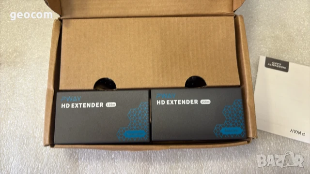 P-Way HDMI екстендер през FTP RJ-45 (Cat 5e/6/7/8, до 150м,Комплект), снимка 4 - Кабели и адаптери - 50765720