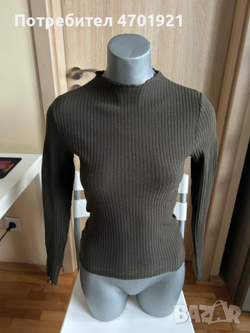 Блуза Only в маслено зелено