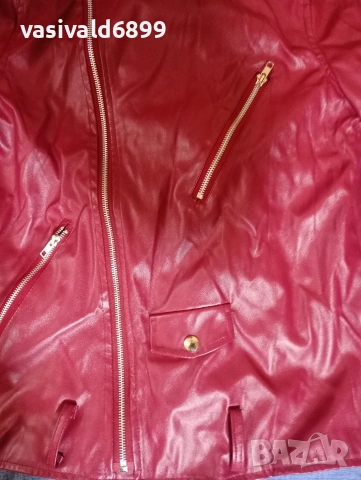 Дамско кожено яке , снимка 2 - Якета - 53905448