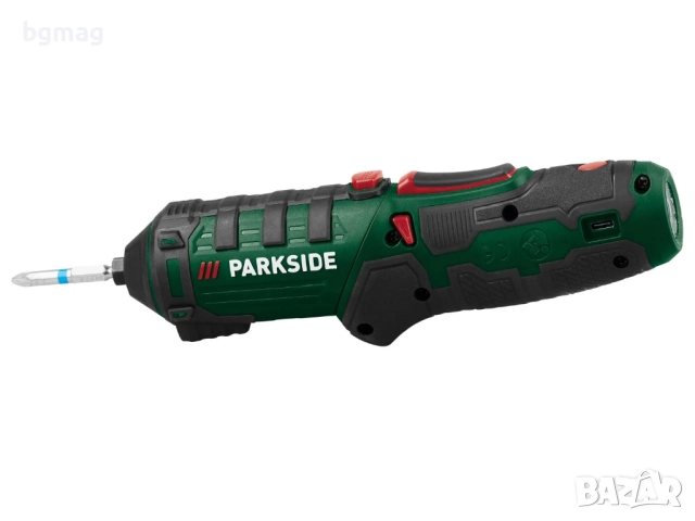 PARKSIDE 4V акумулаторен винтоверт PSSA 4 B2, с LED фенер в дръжката, снимка 7 - Винтоверти - 52136934