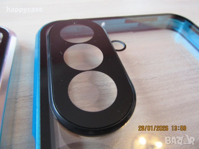 Samsung Galaxy A17 / Двоен 360° магнитен кейс калъф с камера протектор, снимка 11 - Калъфи, кейсове - 51699919