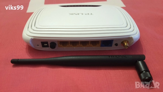 Wi-Fi Рутер TP-Link TL-WR741ND ver.4.27, снимка 5 - Рутери - 52877528