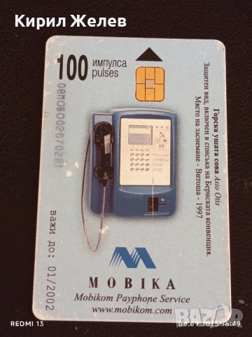 Три фонокарти тема ЖИВОТНИ ШИПООПАШАТА КОСТЕНУРКА,СОВА,ЖАБА 50812, снимка 5 - Колекции - 51643922