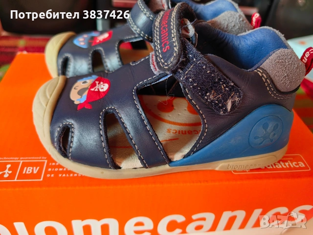 сандали за прохождане biomechanics 21, снимка 3 - Детски сандали и чехли - 53096746