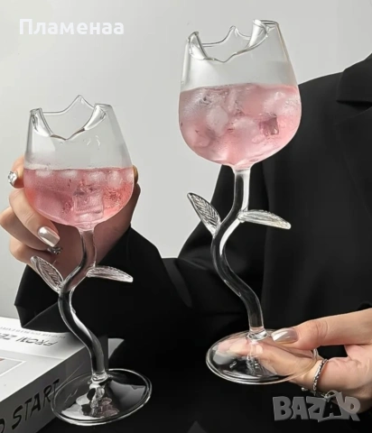 Чаша „Роза", снимка 3 - Чаши - 52777717