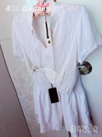 Дамски сет от лен и памук 🤍🩷, снимка 9 - Комплекти - 51339477