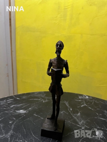 Дървена статуетка Дон Кихот , снимка 2 - Антикварни и старинни предмети - 53566306