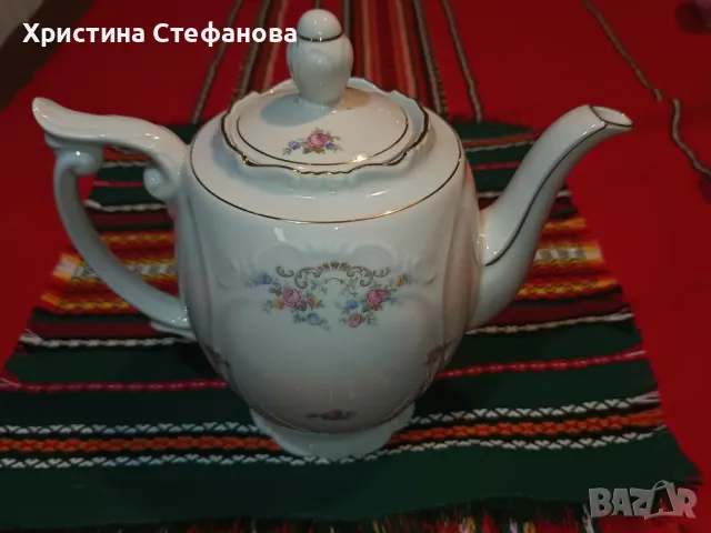 Чайник и сосиера, снимка 1 - Сервизи - 48259323