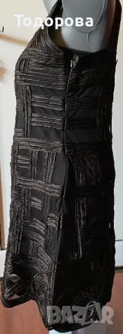 Официална черна рокля с подвижна подплата , снимка 6 - Рокли - 50176187