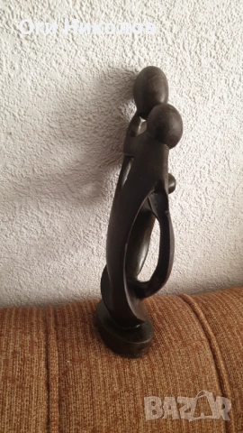 Масивна каменна пластика "Семейство", снимка 5 - Антикварни и старинни предмети - 52108624