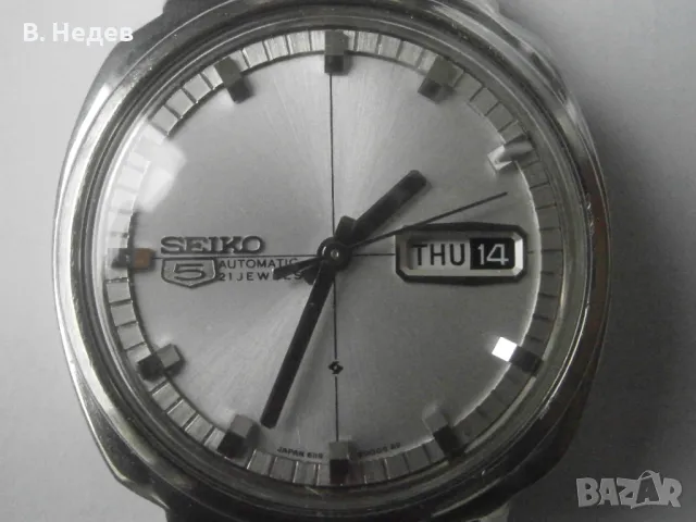 SEIKO 5, 21 jewels, cal 6119C, made in Japan, case 38mm, TOP!, снимка 13 - Мъжки - 47967683