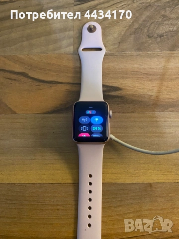 Apple Watch Series 3 – 38 мм алуминий в розово, GPS + LTE, с 2 каишки, снимка 8 - Аксесоари за Apple - 52532103