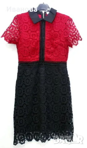 Дантелена рокля С, снимка 2 - Рокли - 49297118