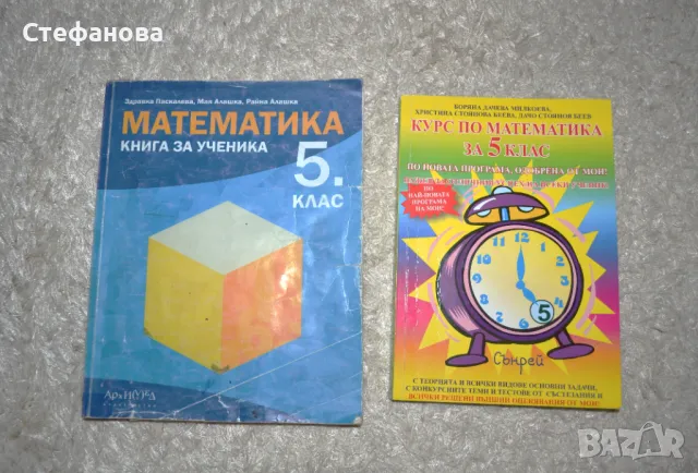 сборник 5 клас Книга за ученика, издателство Архимед и Курс по математика, издателство Сънрей, снимка 1 - Учебници, учебни тетрадки - 47043540