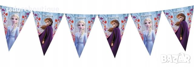 Парти найлонов банер Frozen 1ви вид, снимка 1 - Други - 46256444