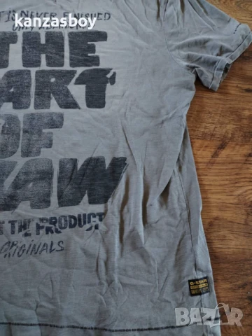 g-star the art of raw men's t shirt - страхотна мъжка тениска , снимка 3 - Тениски - 50906034