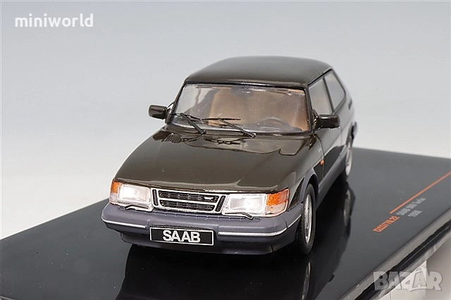 Saab 900 Turbo 1988 - мащаб 1:43 на IXO моделът е нов в PVC дисплей-кейс