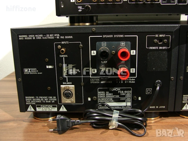  Комплект  Denon dap-2500a / poa-4400 , снимка 15 - Ресийвъри, усилватели, смесителни пултове - 53708244