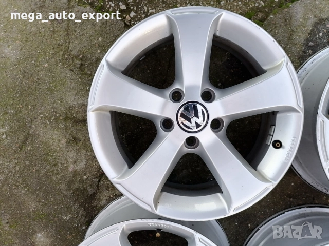 4 бр. оригинални джанти за Vw,Audi, Skoda 5X112 mm 16 цола, снимка 2 - Гуми и джанти - 52743051