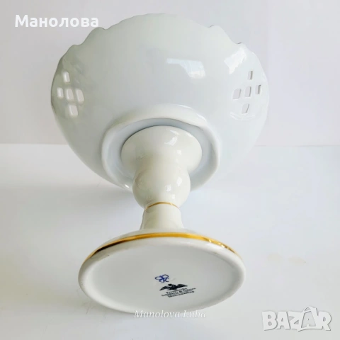 Порцеланова фруктиера, снимка 5 - Други ценни предмети - 54297889