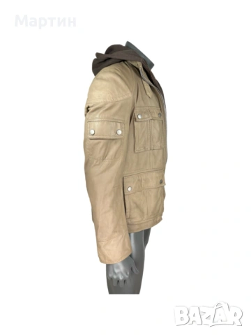 Коженo яке - HUGO BOSS - естествена кожа, снимка 10 - Якета - 53683871