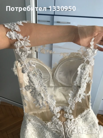 Булчинска рокля, снимка 8 - Сватбени рокли - 53760108