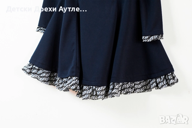 Нови рокли за момичета с дълъг ръкав и блестящи камъни. 104-134, снимка 4 - Детски рокли и поли - 51938476