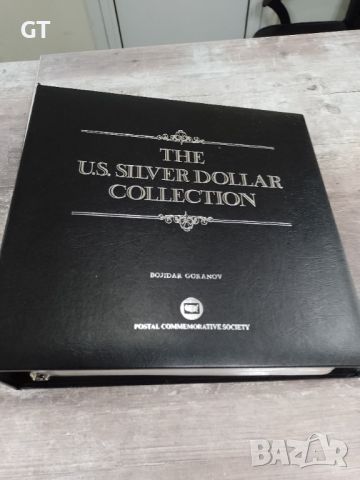 Колекция 35 бр оригинални сребърни монети US silver dollar, снимка 1