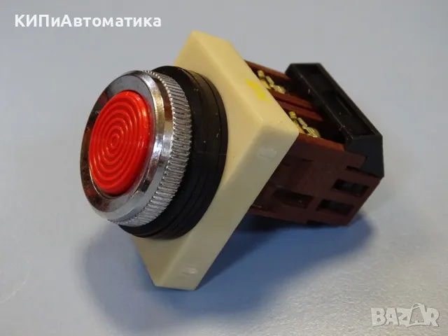 команден бутон FUJI Electric AH25-F push button switch red, снимка 6 - Резервни части за машини - 49192225