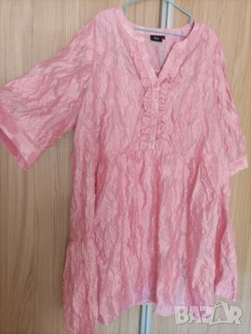 Макси розова рокля, снимка 3 - Рокли - 46281542