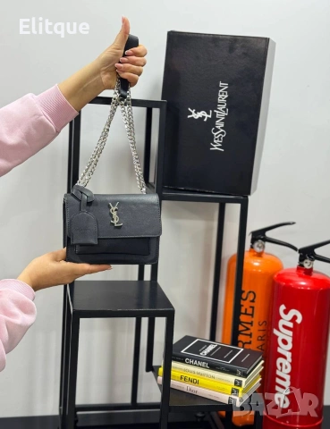 чанти Yves Saint Laurent ➡️18 Cm ⬆️13 Cm , снимка 3 - Чанти - 53472262