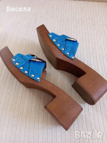 САБО - Ектравагантни чехли естествена кожа 40 номер с подаръци, снимка 3 - Чехли - 53644322