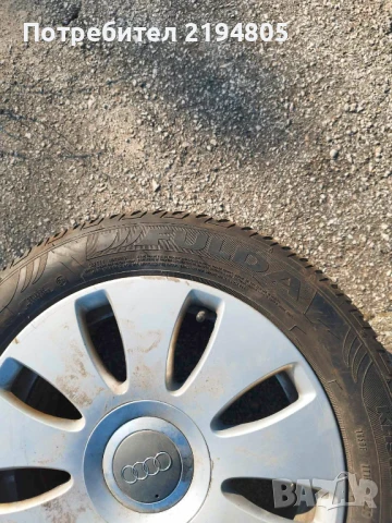 ОРИГИНАЛНИ ДЖАНТИ С ГУМИ ЗА AUDI, снимка 3 - Гуми и джанти - 50680758