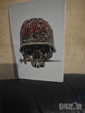SLAYER-метална табела(плакет), снимка 4 - Китари - 49653795