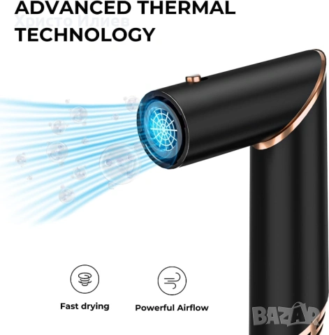 Йонизиращ сешоар с Четка за горещ въздух маша 5 в 1, снимка 3 - Сешоари - 53186479