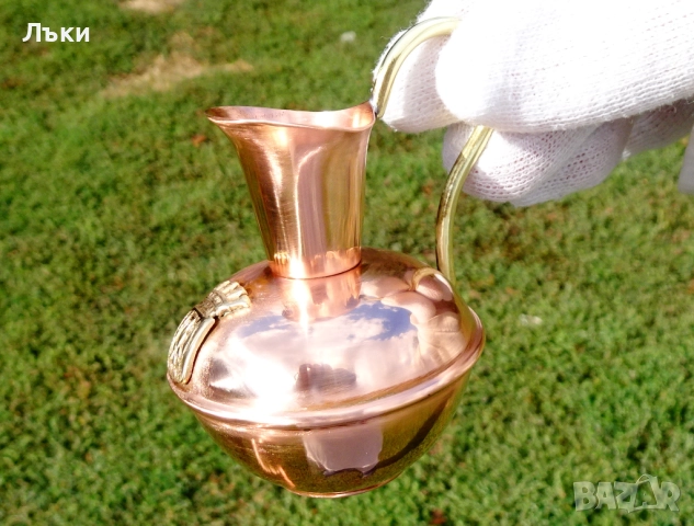 Mедна кана Havard Villedieu,орел,миниатюра. , снимка 8 - Антикварни и старинни предмети - 51937667