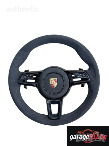 Алкантара Волан Порше Porsche GT3 911 Cayenne Cayman Panamera Carrera Boxter 991 997, снимка 5 - Аксесоари и консумативи - 49215506
