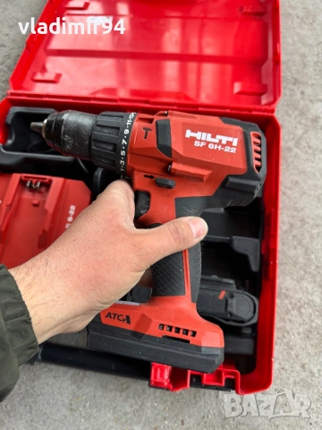 Hilti SF 6H-22 ATC Nuron ударен винтоверт, снимка 4 - Винтоверти - 53936217
