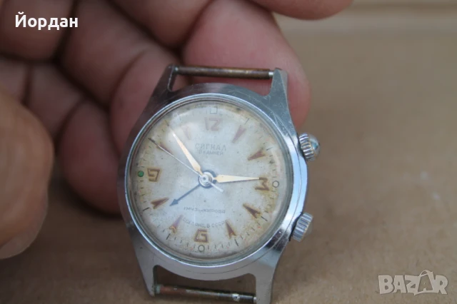 СССР мъжки часовник ''Полет Сигнал'', снимка 9 - Мъжки - 50728317