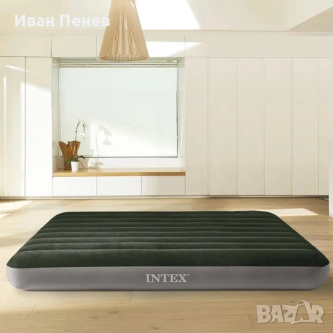 Надуваем матрак Intex dura beam, снимка 2 - Матраци - 52596577