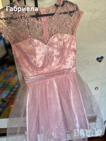 Официална рокля бебешко розово, снимка 1 - Рокли - 45190789